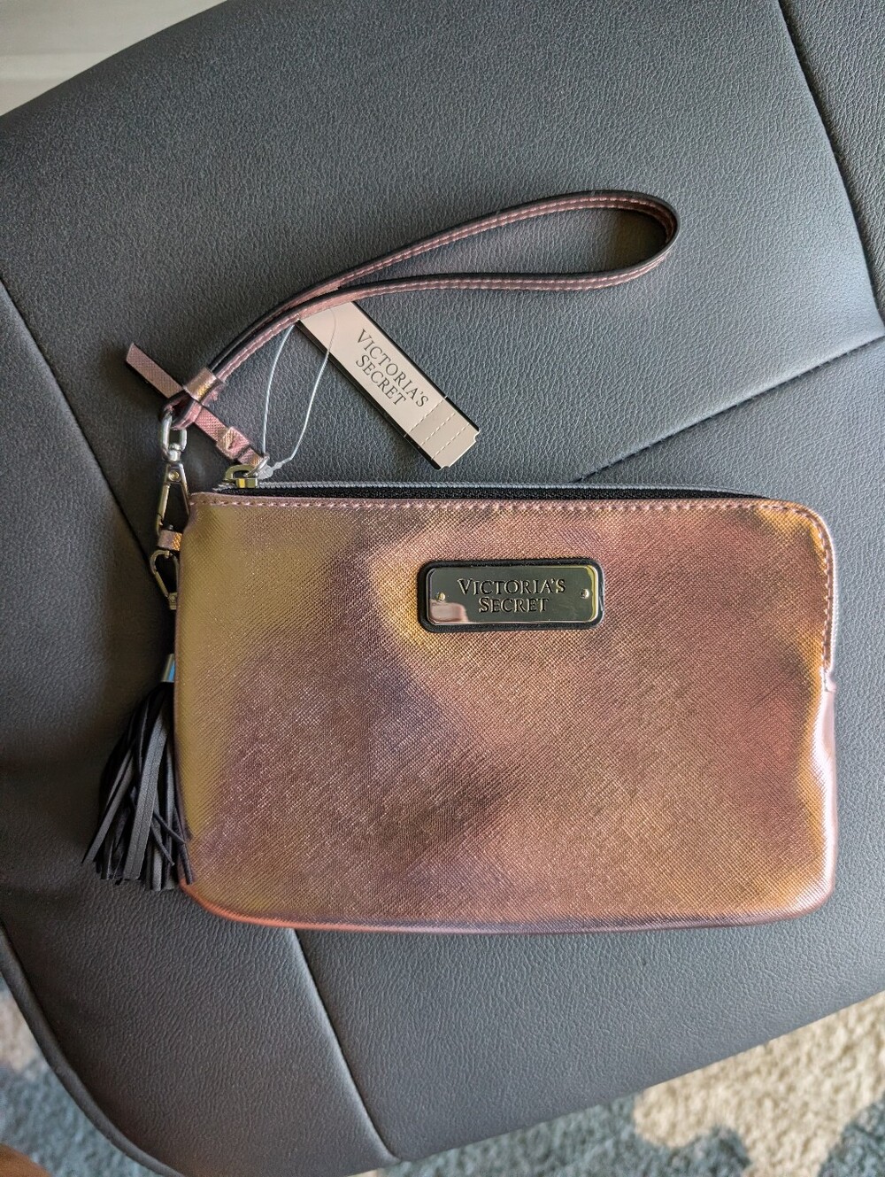 Victoria Secrets Pink Smimmery Wristlet